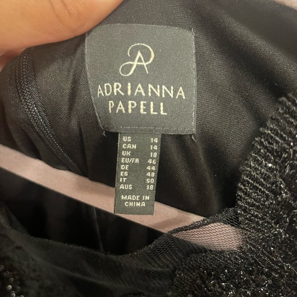 Adrianna Papell Black Sleeveless Jumpsuit - Picture 6 of 8